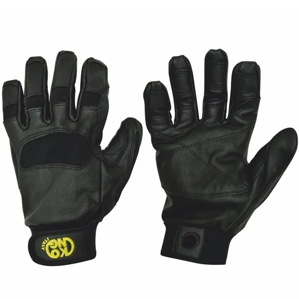 Pro Gloves - Guantes de cuero para retención y rápel